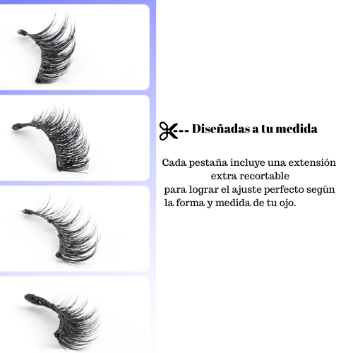 Pestañas Magnéticas Profesionales Efecto Natural